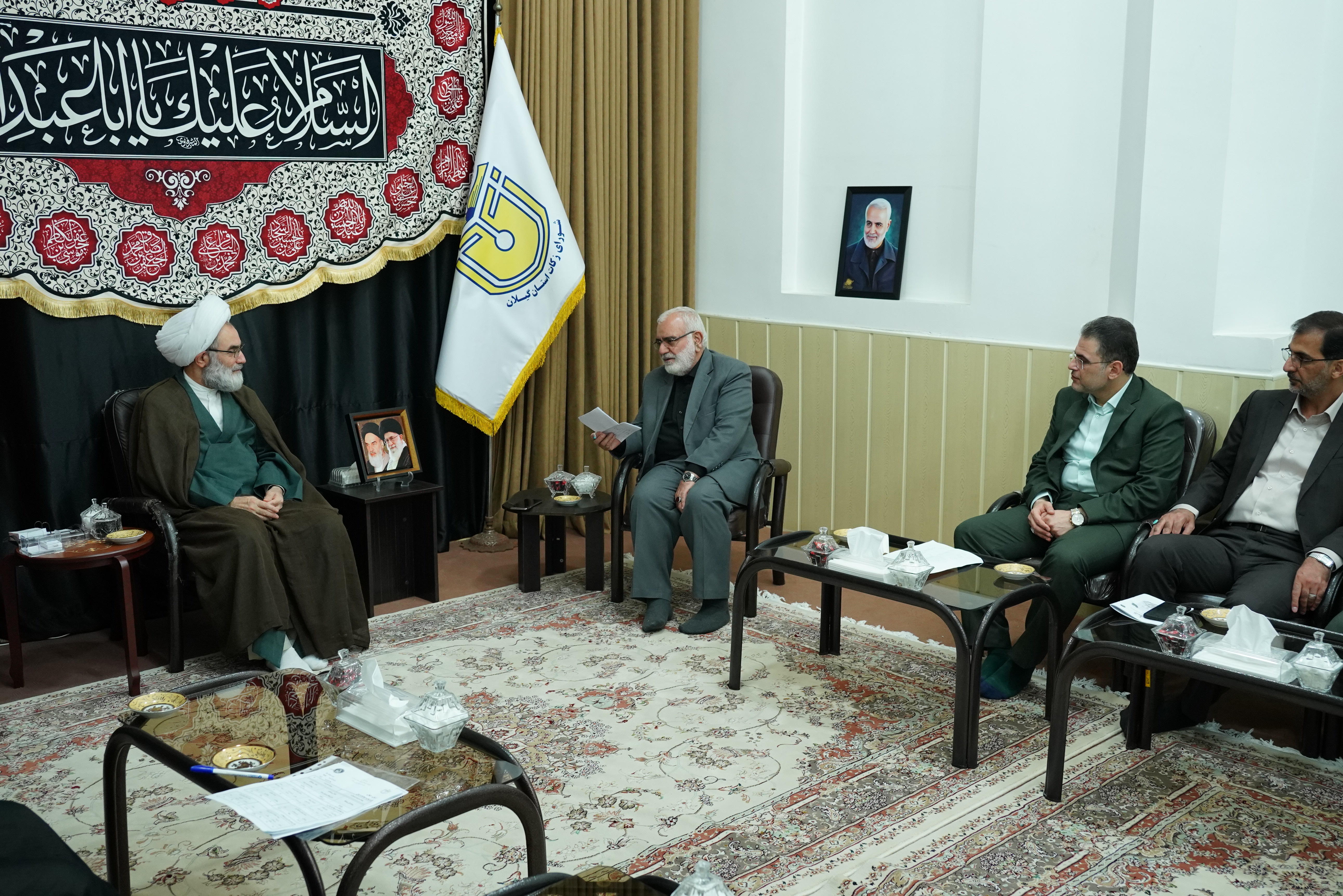 سفر جناب آقای حاج سید مرتضی بختیاری " ریاست معزز کمیته امدادامام خمینی(ره)" به استان گیلان 