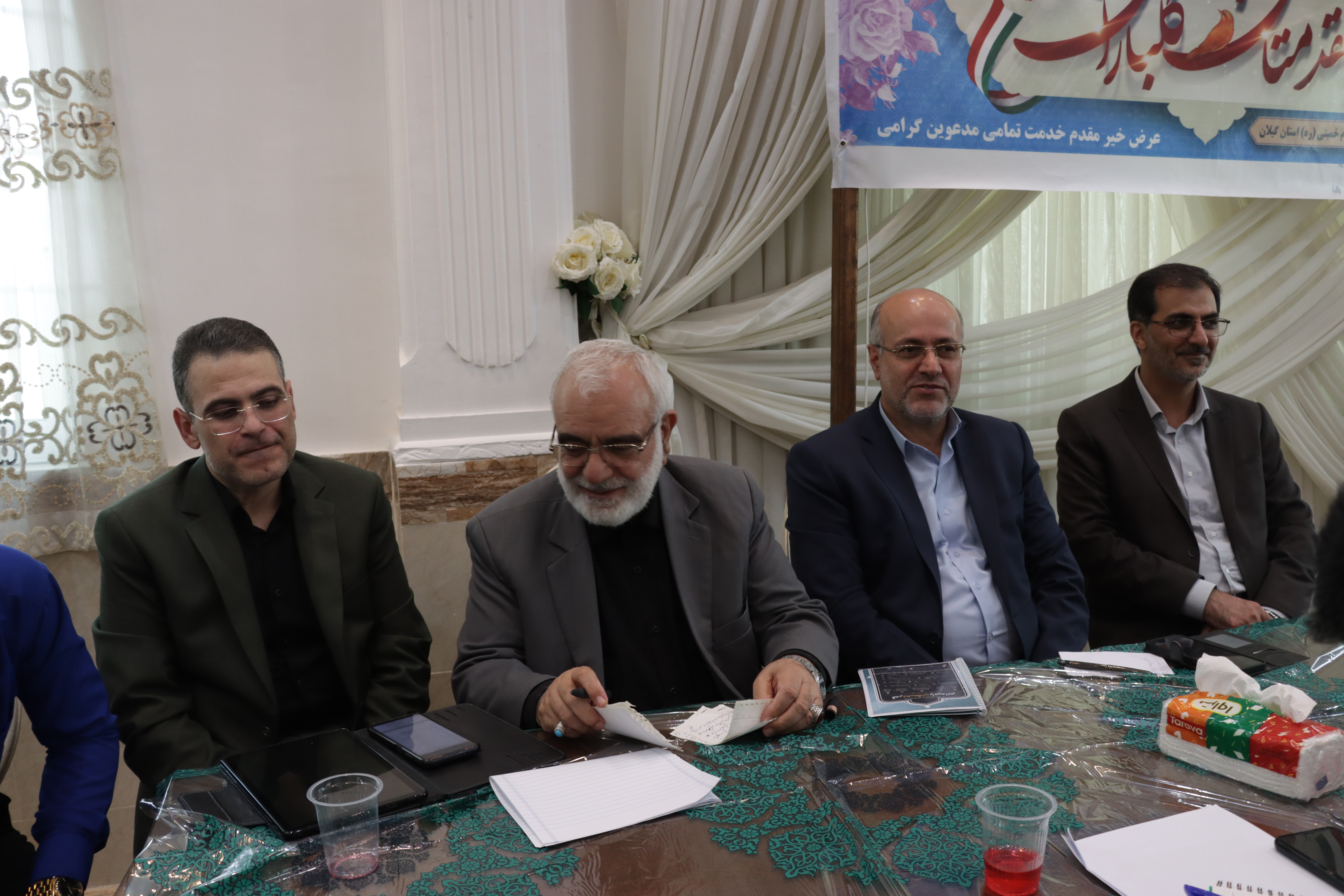 سفر جناب آقای حاج سید مرتضی بختیاری " ریاست معزز کمیته امدادامام خمینی(ره)" به استان گیلان 