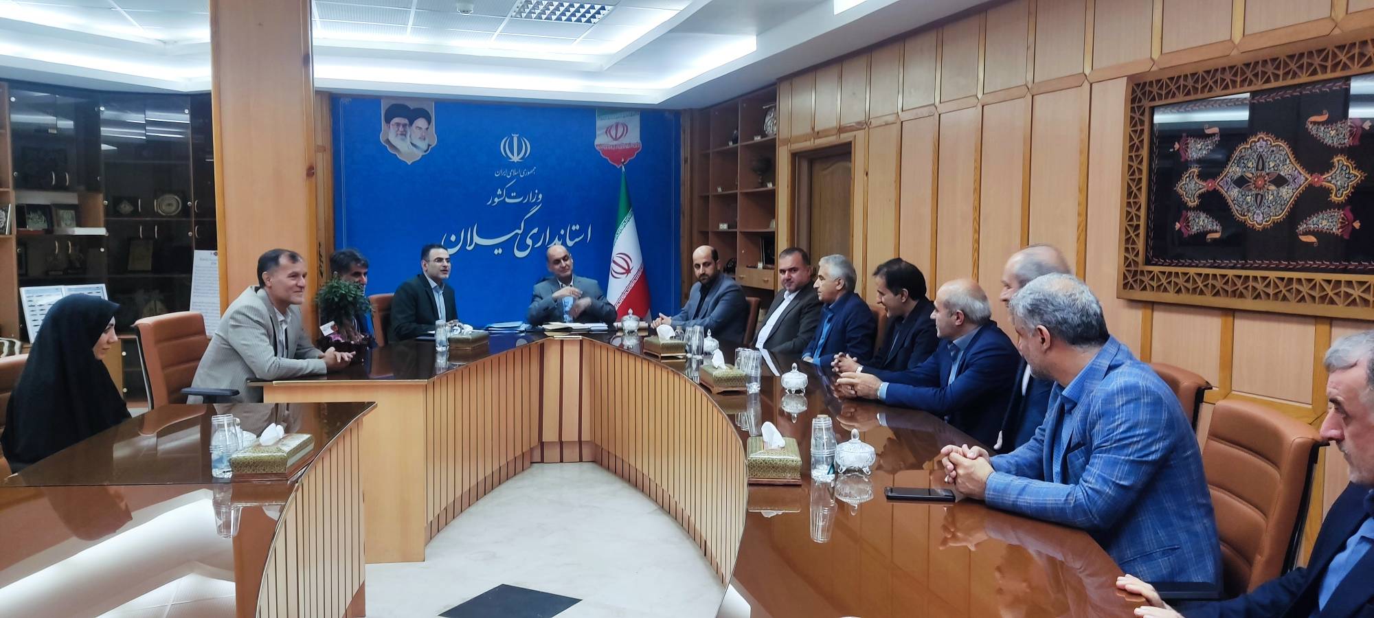 سیدمجتبی جلالی پور "مدیرکل کمیته امدادامام خمینی(ره)" با استاندار گیلان دیدار کرد
