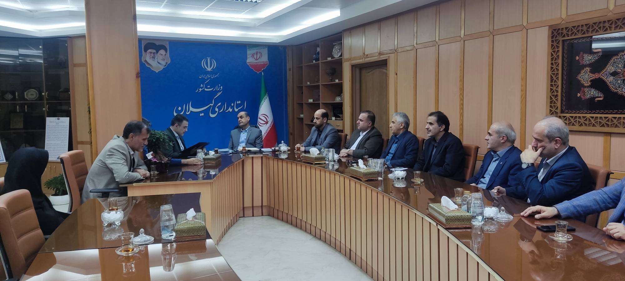 سیدمجتبی جلالی پور "مدیرکل کمیته امدادامام خمینی(ره)" با استاندار گیلان دیدار کرد