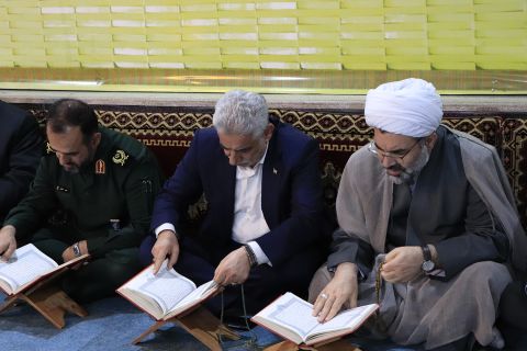 محفل انس با قرآن و ضیافت افطاری جمعی از ایتام کمیته امداد امام خمینی(ره) رشت