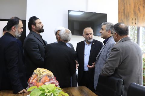  آئین افتتاح ساختمان اداری کمیته امداد امام خمینی(ره) خشکبیجار