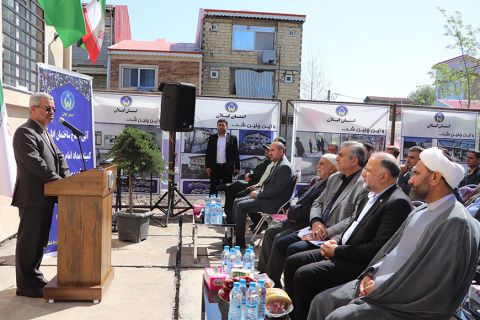  آئین افتتاح ساختمان اداری کمیته امداد امام خمینی(ره) خشکبیجار